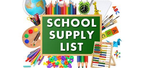 2024-25 School Supply List